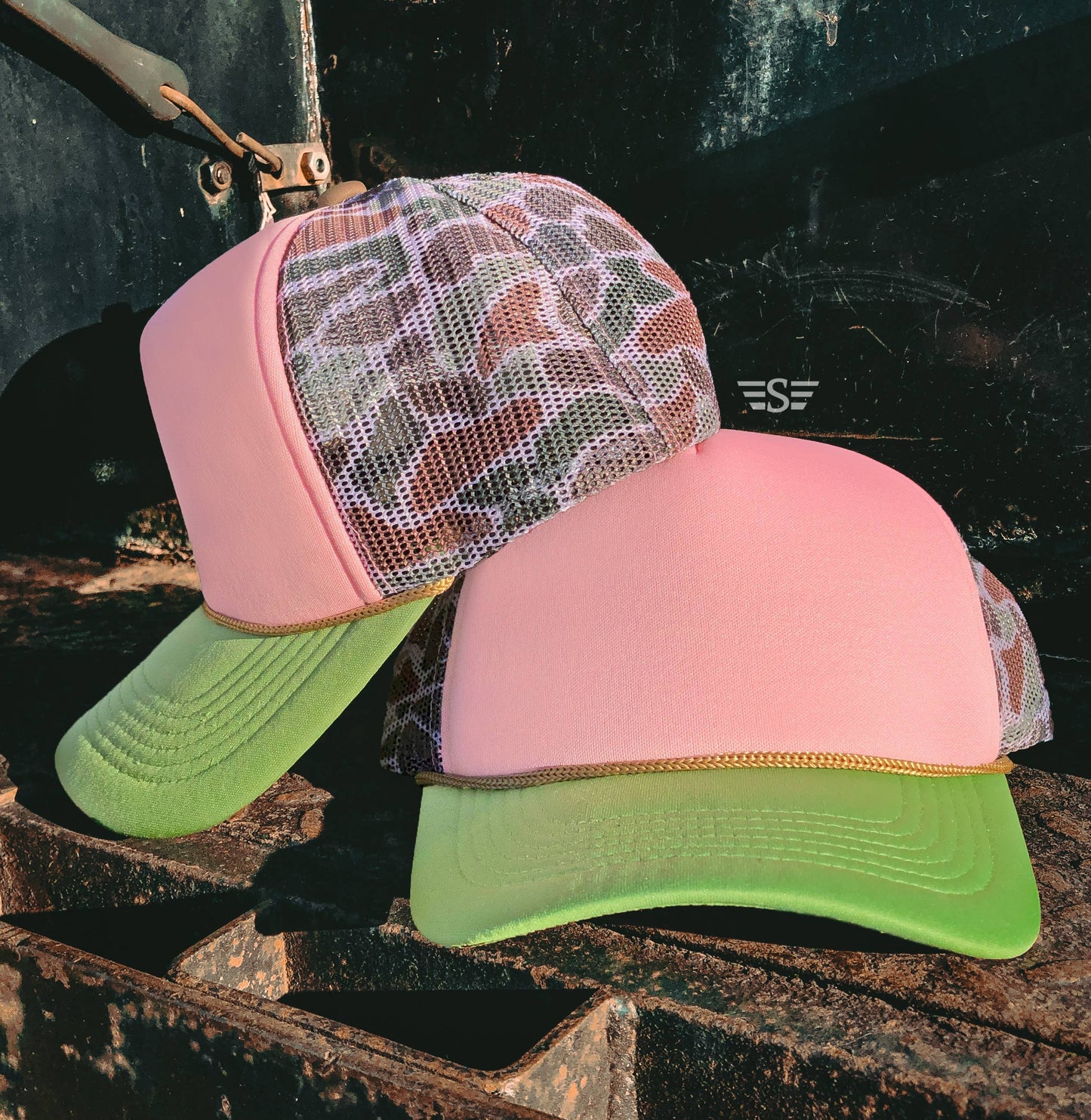 Duck Camo Magna Pony® Mesh Back Cap: Pink