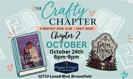 The Crafty Chapter October - Book Club & Craft Night