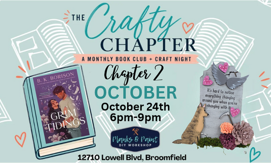 The Crafty Chapter October - Book Club & Craft Night