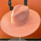 Best seller Fashion Classic Wide Brim Suede Premium  Hat : CAMEL / ONE SIZE