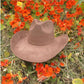 Best seller!!  Fashion Vegan suede cowboy hat : CAMEL / ONE SIZE