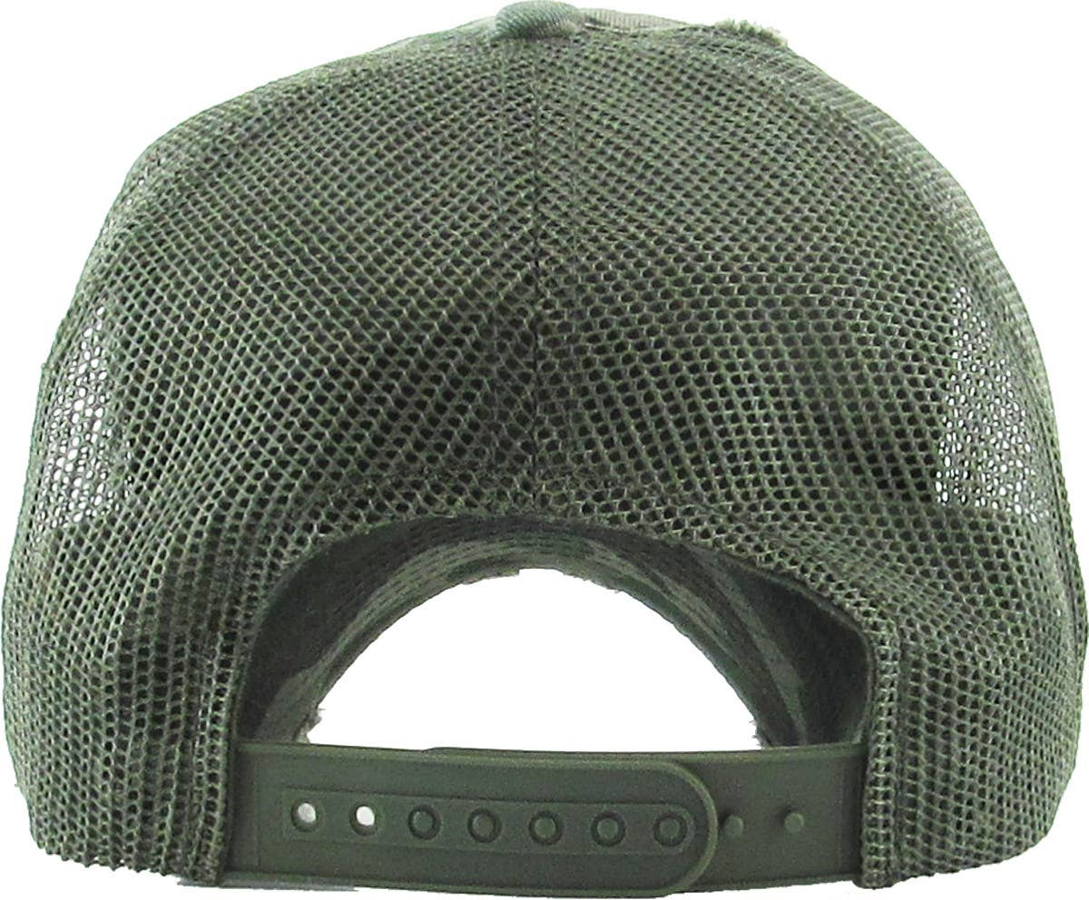 KBETHOS - Vintage Mesh Baseball Cap: Camo