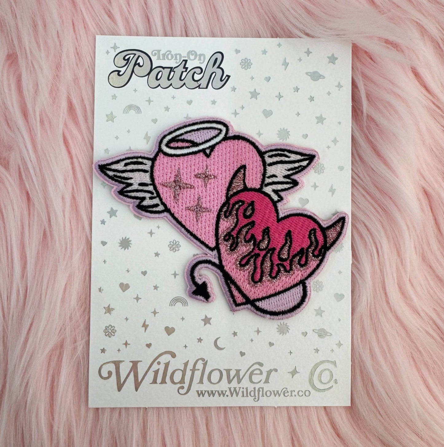 Wildflower + Co. - Angel & Devil Hearts Patch
