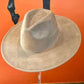 Best seller Fashion Classic Wide Brim Suede Premium  Hat : CAMEL / ONE SIZE