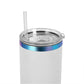Makerflo 40 oz Rainbow Plated Powder Coated Tumbler: Black / Singles