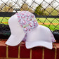 Baseball Magna Pony® Printed Mesh Back Cap: White