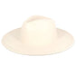 Hana - Solid Plain Panama Hat: Taupe