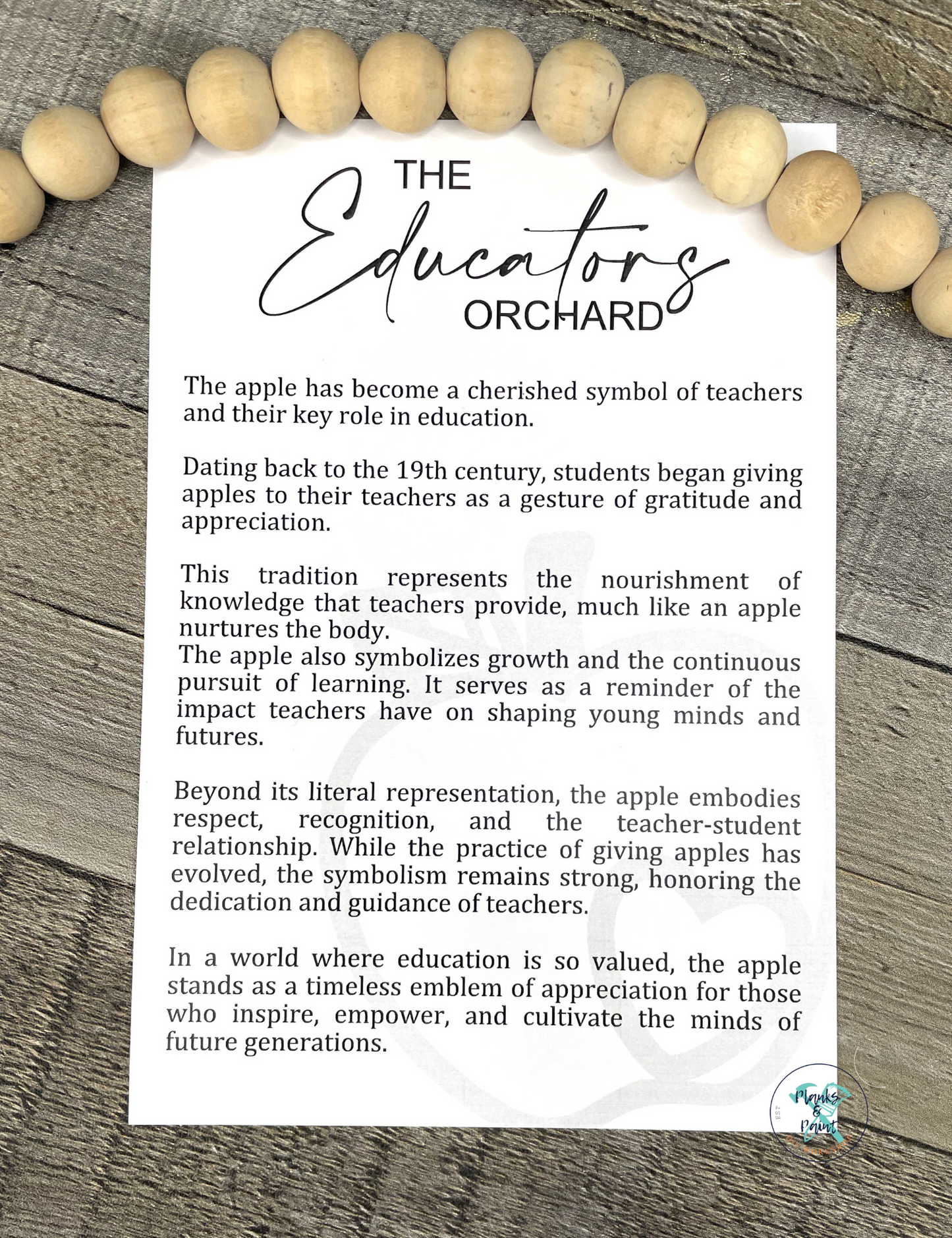 The Educators Orchard