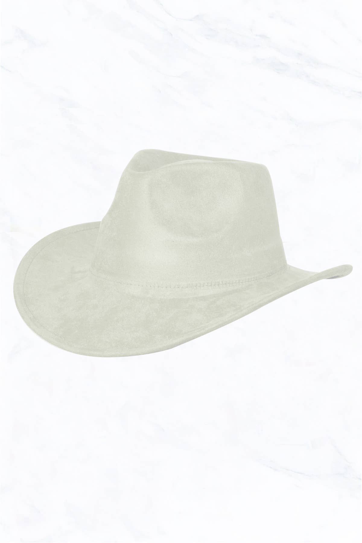 Suzie Q USA - Suede Regular Cowboy Fedora Hat: Coffee