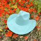 Best seller!!  Fashion Vegan suede cowboy hat : OLIVE / ONE SIZE