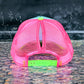 Tri Color Mesh Trucker Cap: Lavender/ Purple Magna Pony