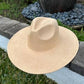 Fashion Classic Wide Brim Premium Suede Hat: Olive / ONE SIZE