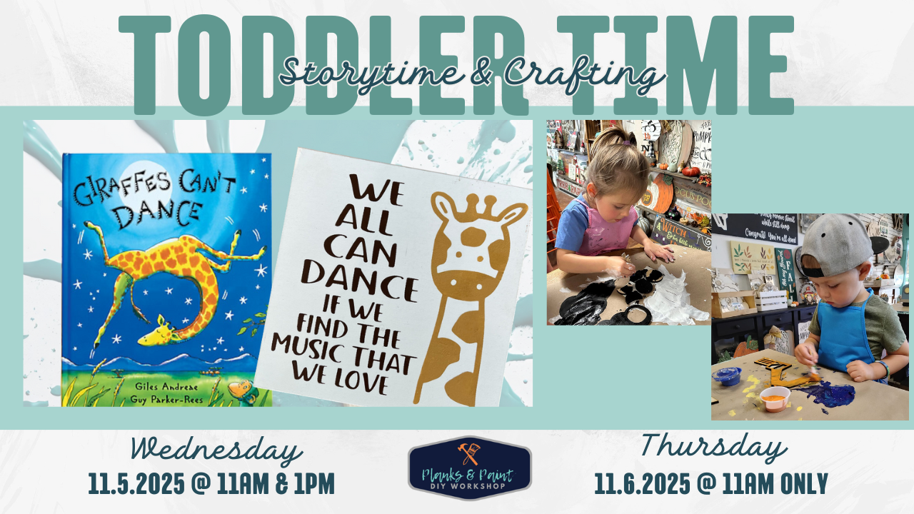 TODDLER TIME: GIRAFFES CAN'T DANCE