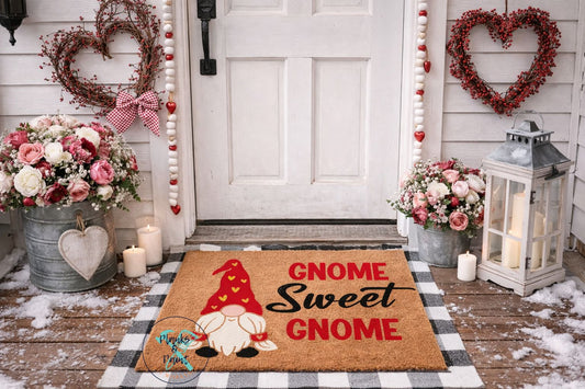 Gnome Sweet Gnome Door Mat