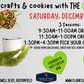 COOKIES & CRAFTS WITH THE GRINCH - SAT, DEC 13TH