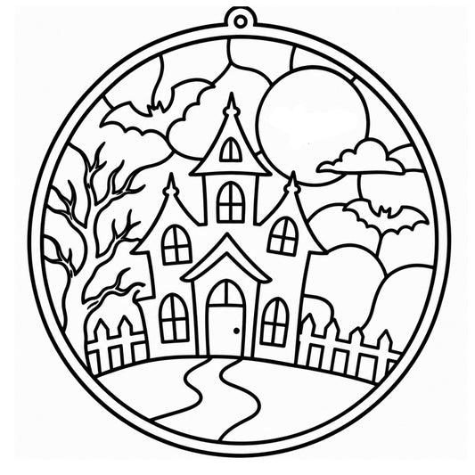 Haunted House Suncatcher