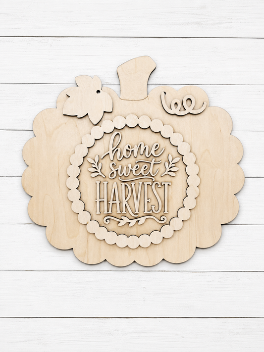 Home Sweet Harvest Door Hanger