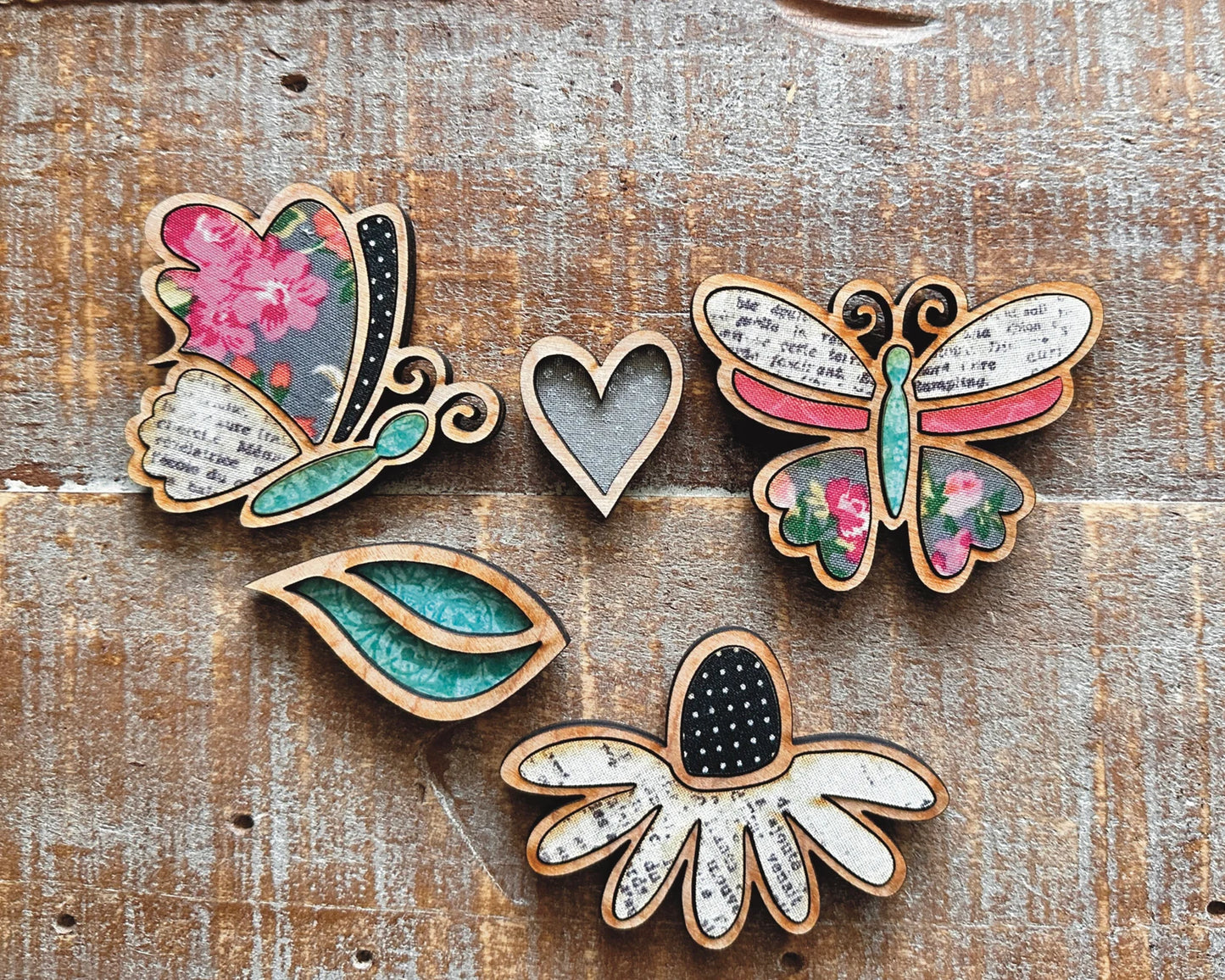 Butterfly Garden DIY Magnet Set
