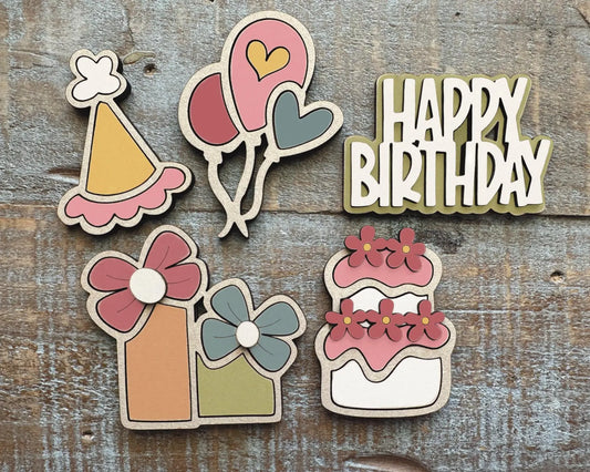 Birthday Celebration DIY Magnet Set