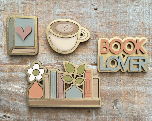 Book Lover DIY Magnet Set