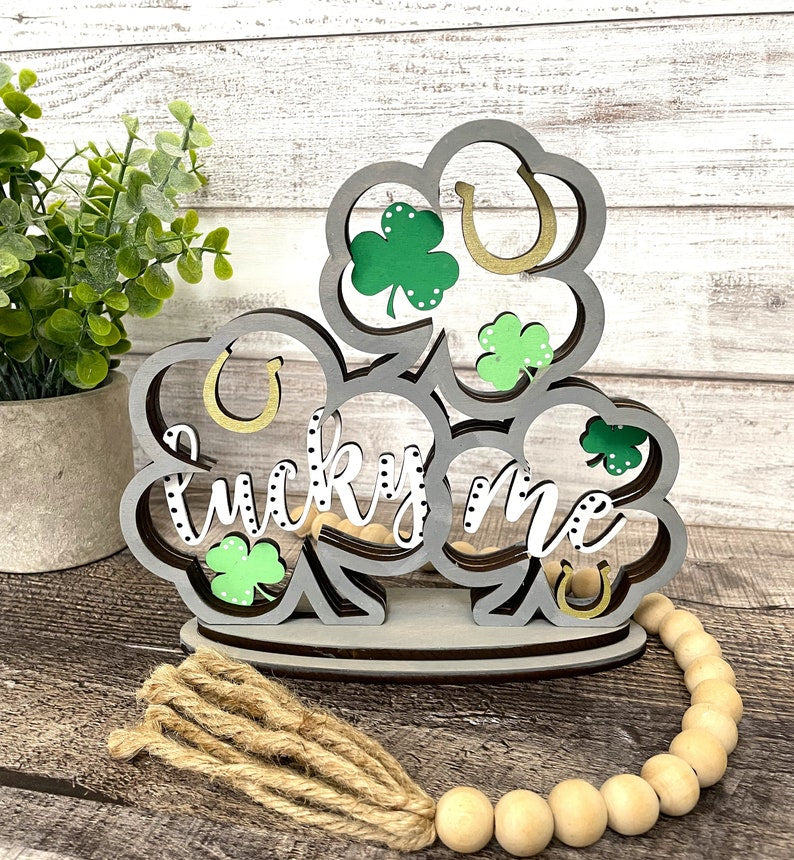 Triple Shamrock Shelf Sitter