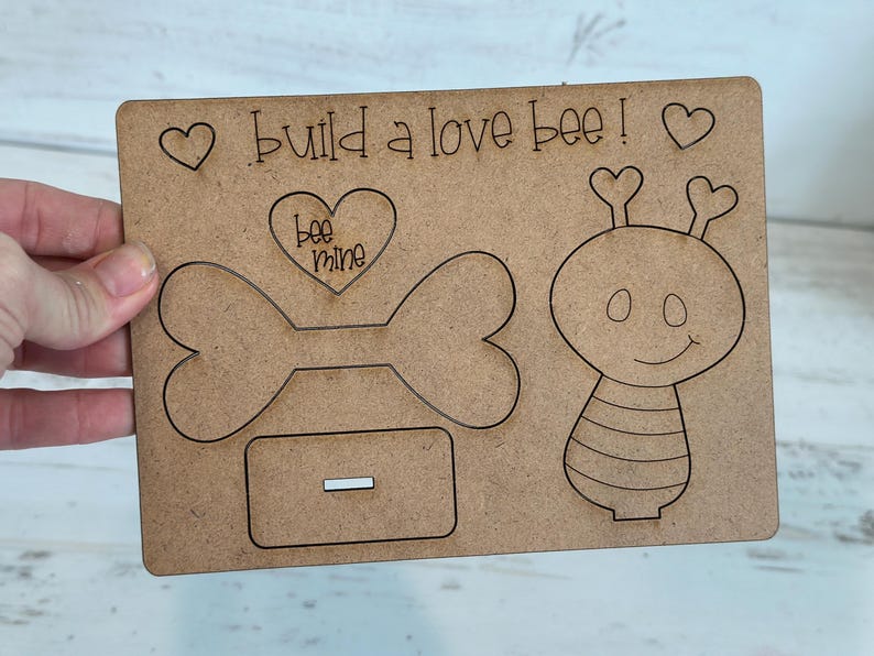 Kids Love Bee Valentine Pop Out Kit