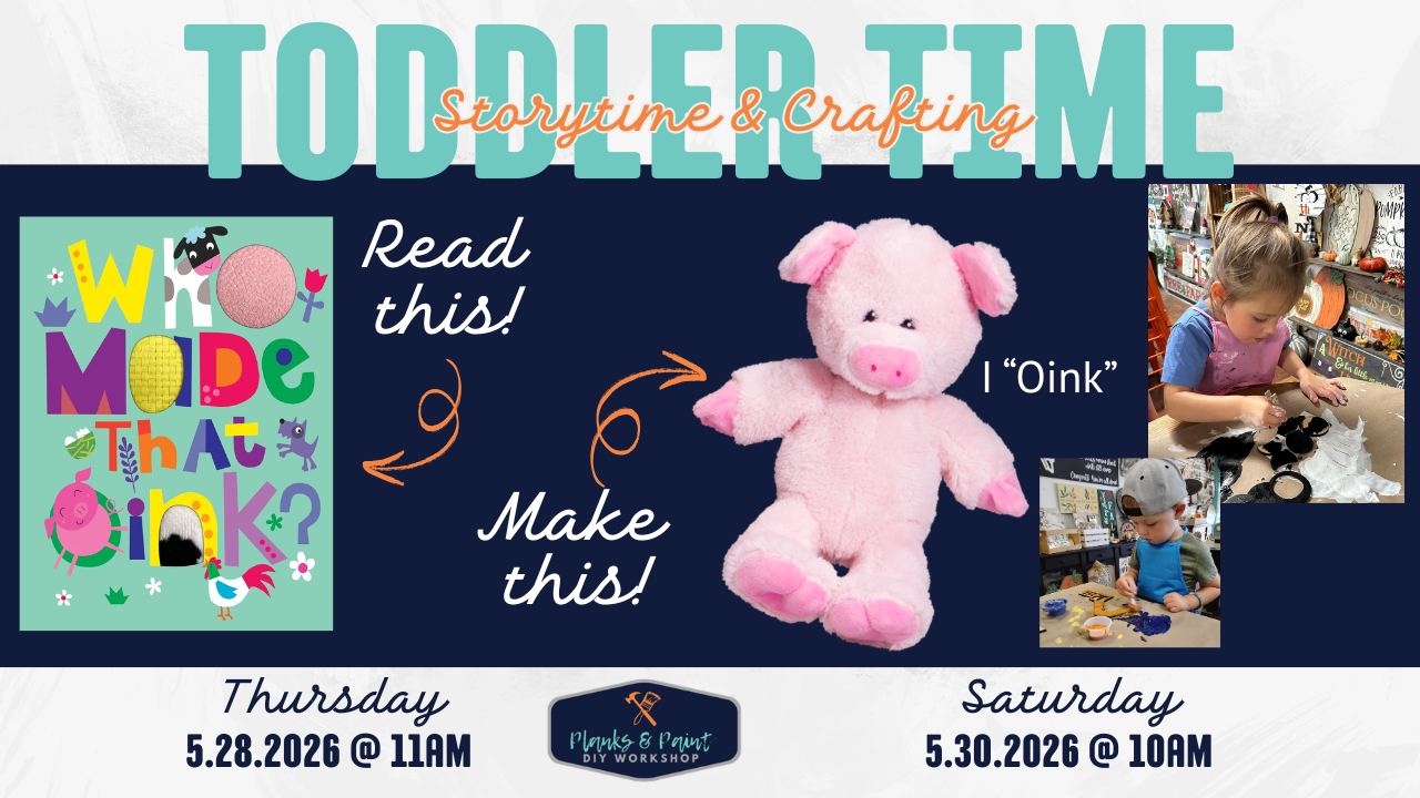 TODDLER TIME: WHO MADE THAT OINK?