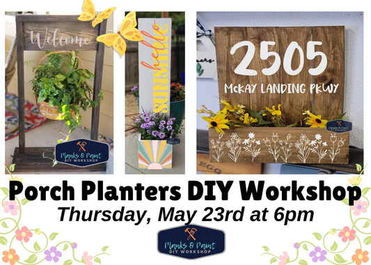 Porch Planters DIY Workshop 5.23.24 @ 6PM