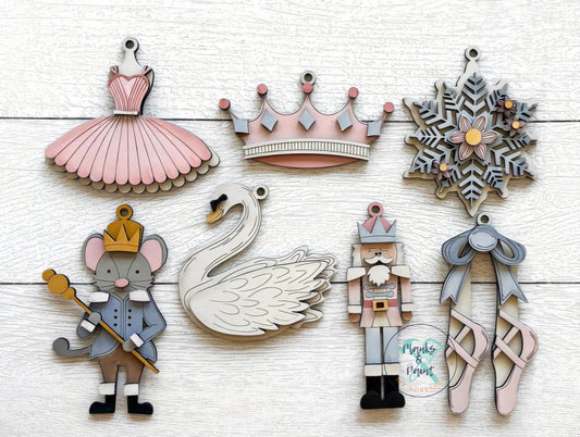Nutcracker Suite Ornament Set
