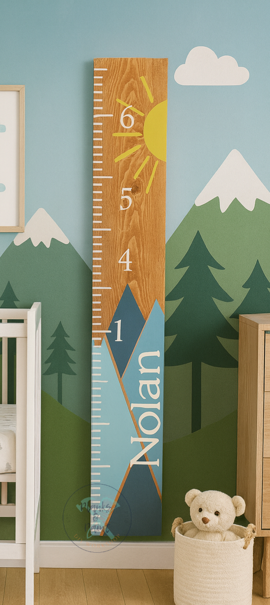 Sunny Peaks Growth Ruler
