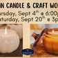 Pumpkin Candle & Craft Workshop
