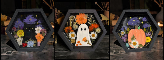 Boo-tanical Resin Shadow Box Workshop