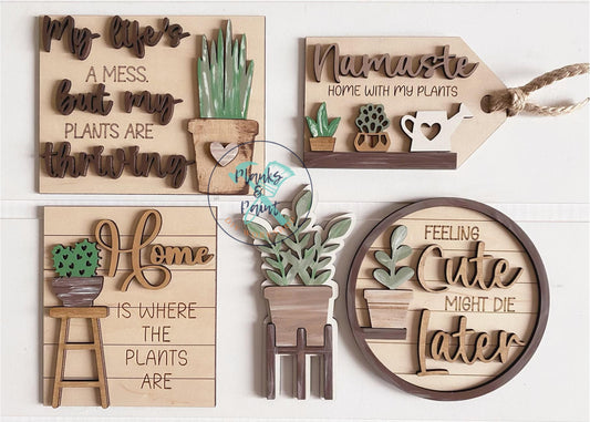 Plant Lover Tiered Tray Set TT1444