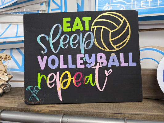Eat Sleep Volleyball Repeat