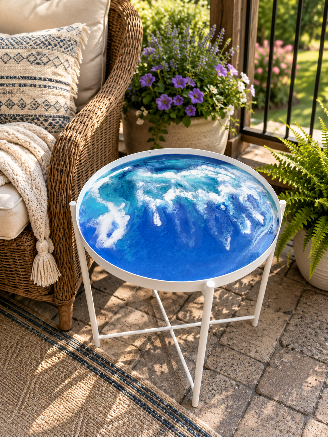 Resin & Mica Table Workshop - August 15th @ 6pm