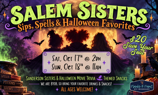 Salem Sisters, Sips, Spells & Halloween Favorites (SAVE MY SEAT)