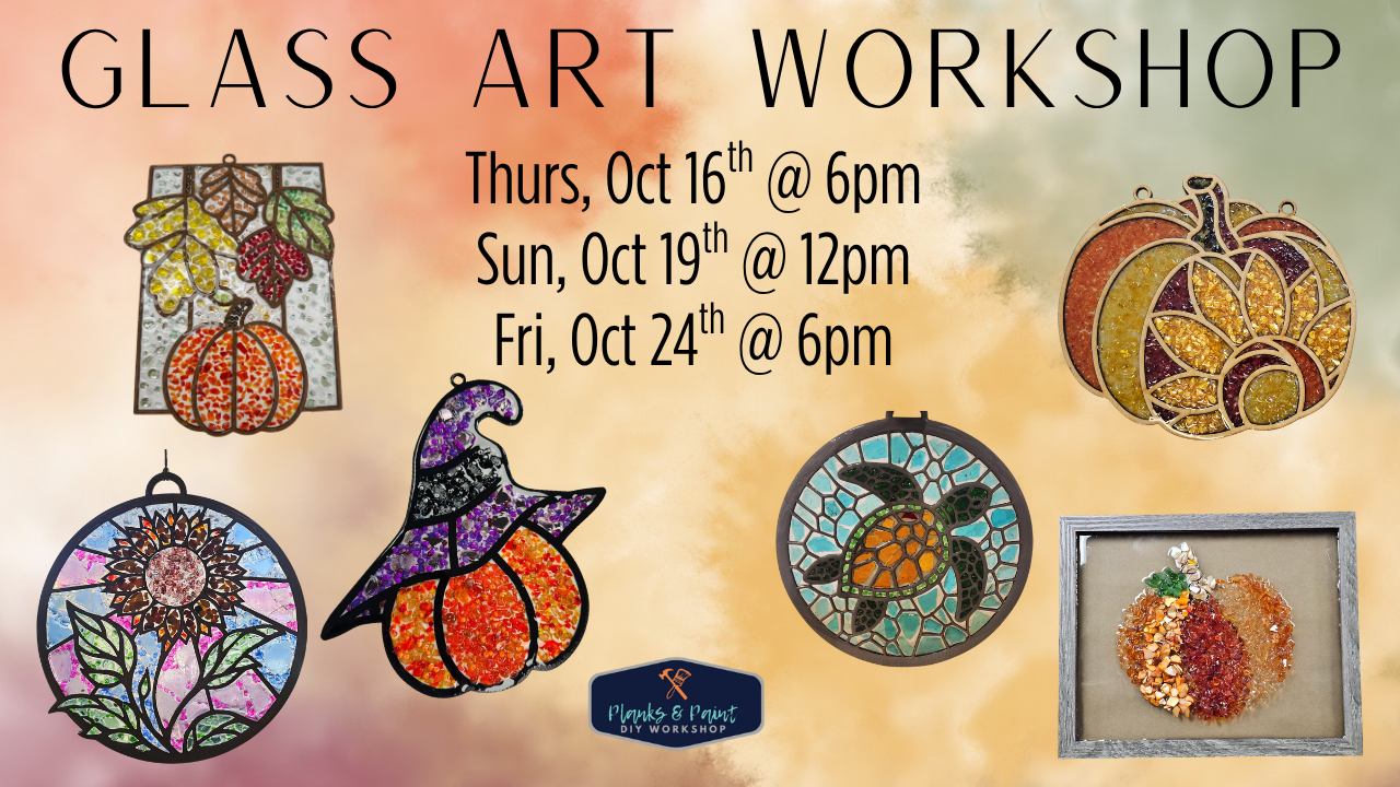 Faux Stained-Glass Suncatcher Workshop - Multiple Dates