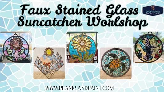 Faux Stained-Glass Sun Catcher Workshop - Multiple Dates