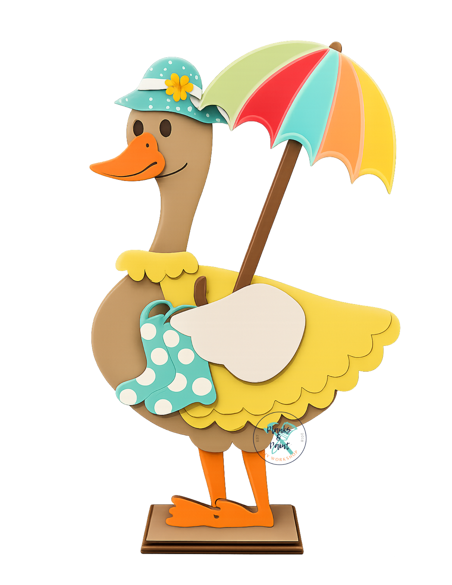 Interchangeable Wooden Goose Spring Outfit ONLY