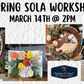 Spring Sola Workshop - Books, Wreaths & Bunny Ears