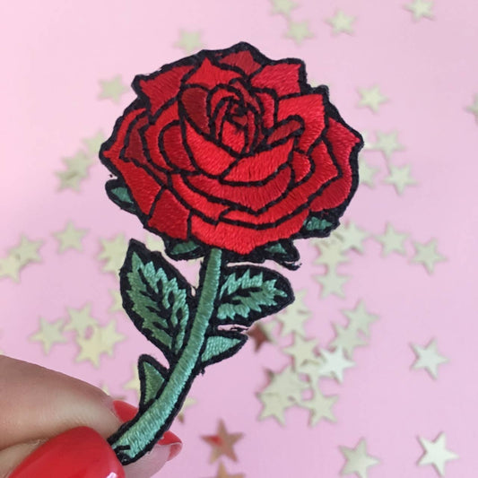 Wildflower + Co. - Red Rose Patch, Small