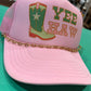Vibes Hat Company - Twisted Links Trucker Hat Chain: Gold