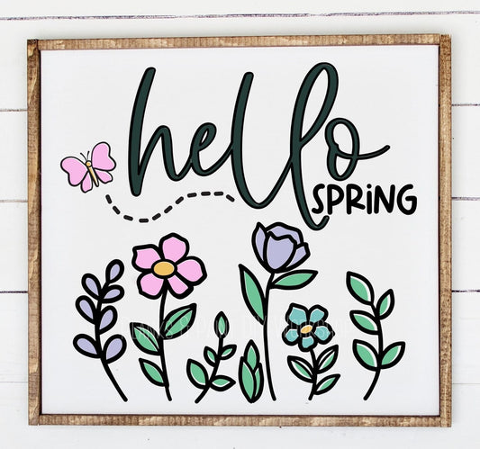 Hello Spring Flowers