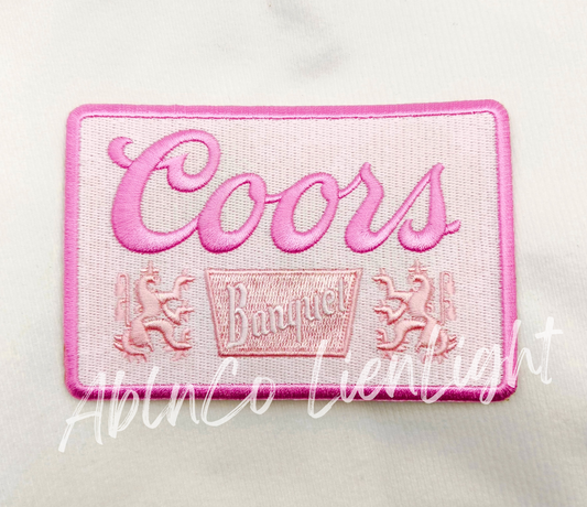 ABLN Boutique - Preppy pink coors patch trucker hat embroidery patches