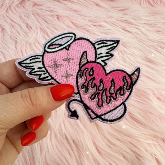 Wildflower + Co. - Angel & Devil Hearts Patch