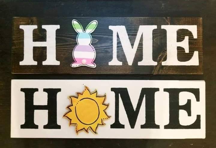 Interchangeable Shape Home/Welcome Sign Workshop - Saturday, July 13th