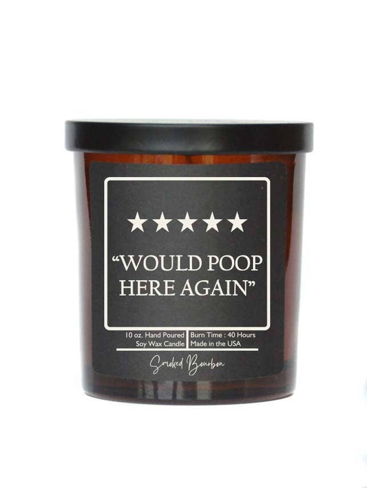 Driftless Studios - 5 Star Funny Bathroom Candle - Pick Scent - Soy Wax Candles