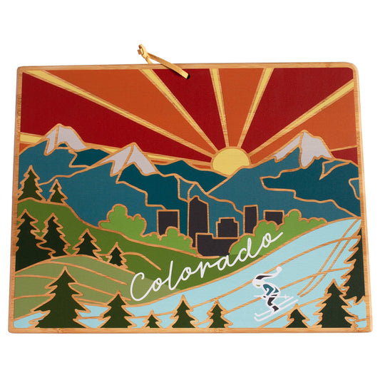 Colorado Cutting Board with Artwork by Summer Stokes