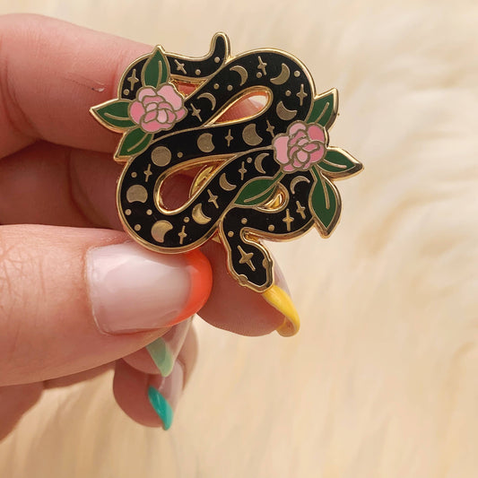 Wildflower + Co. - Serpent Enamel Pin