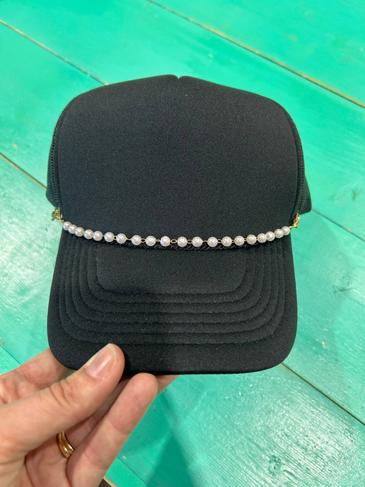 Vibes Hat Company - Pearl Trucker Hat Chain